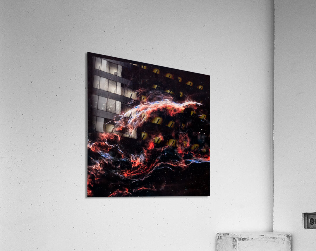 NGC 6960 - The Western Veil Nebula Acrylic Print