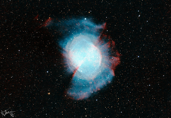 M27 - The Dumbbell Nebula by AstroAF