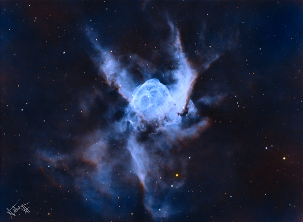 Thors Helmet NGC 2359 Print