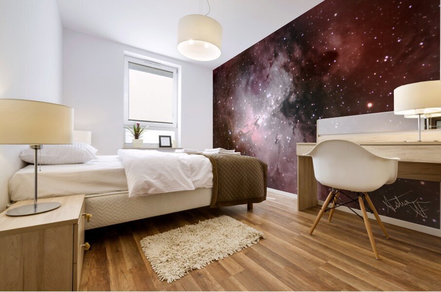 Messier 16 The Eagle Nebula Pillars of Creation Mural print