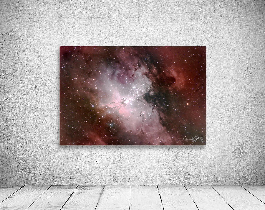 Messier 16 The Eagle Nebula Pillars of Creation Wall Preview